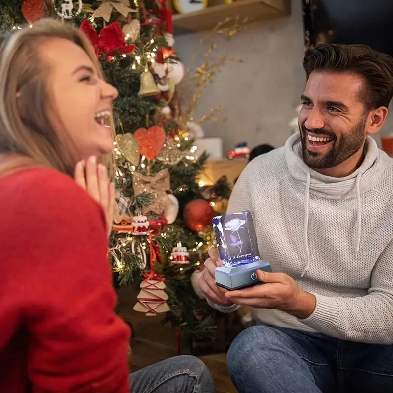 3D Rose LED Nachtlicht