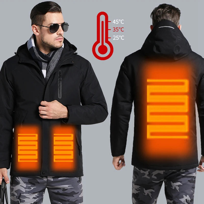 Beheizte Winterjacke