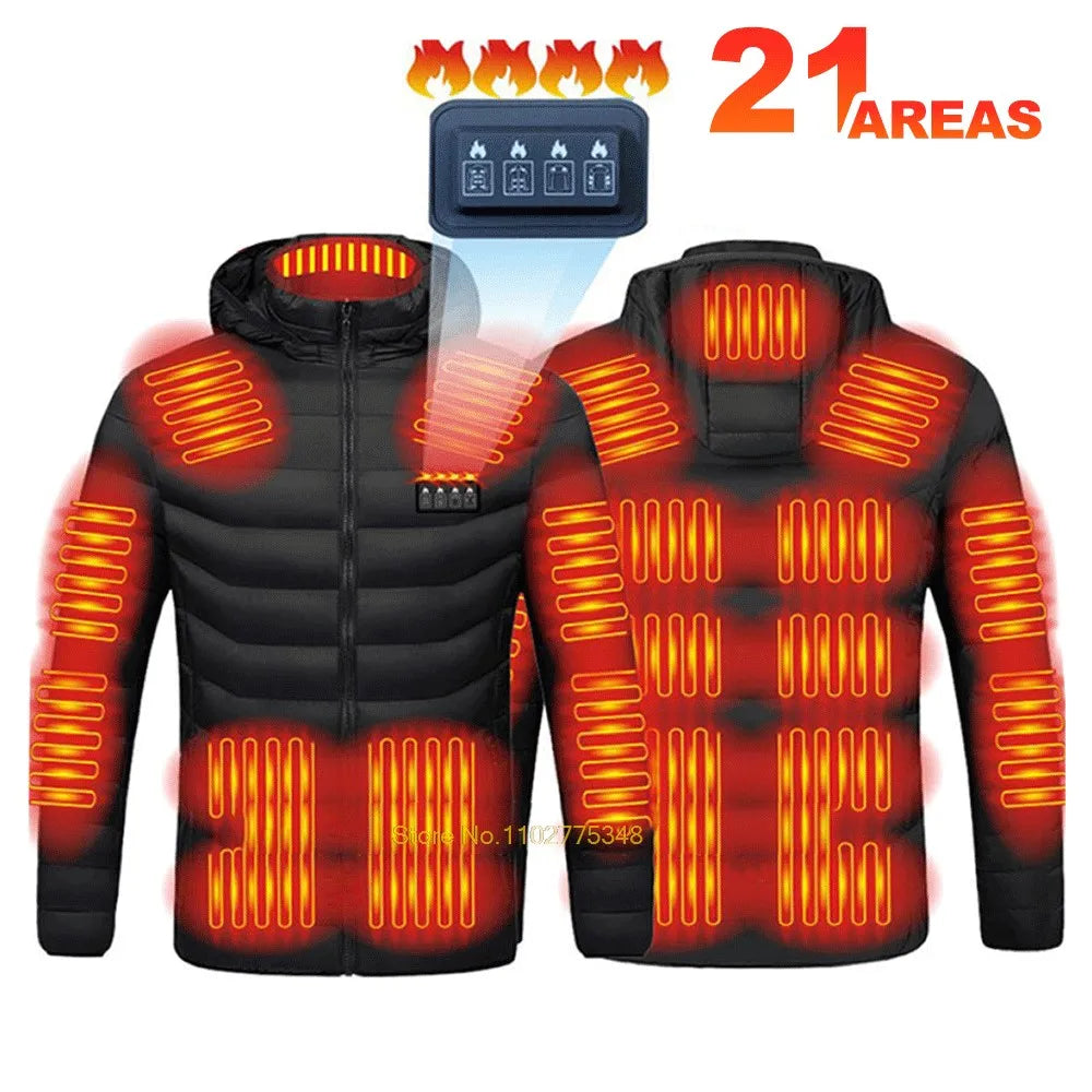 Winterjacke mit Heizfunktion für Damen und Herren
