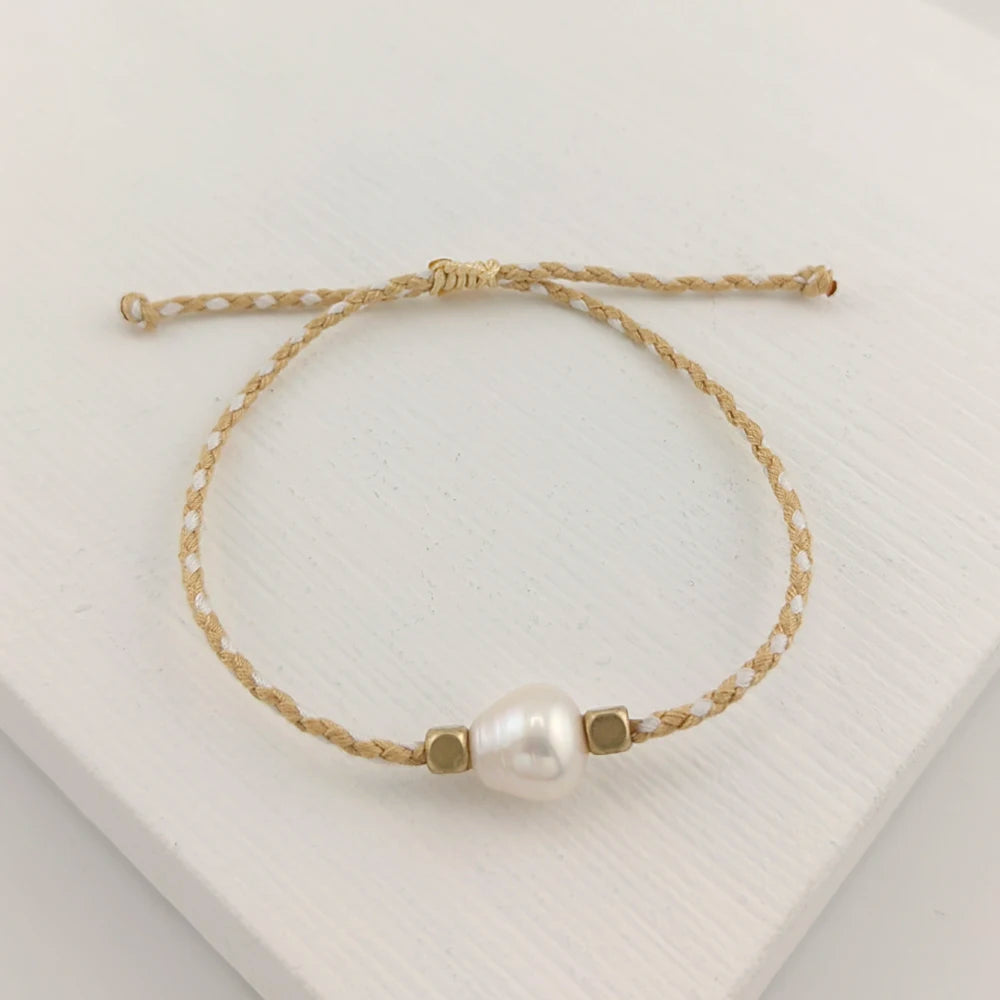 Perlenketten-Charm-Armband